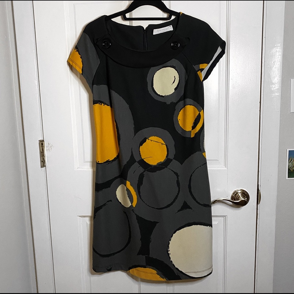 Rinascimento Geometric Shift Dress Sz S